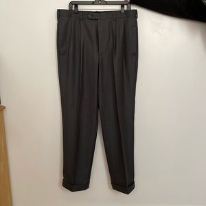 Dark gray men’s dress pants, 36 x 30